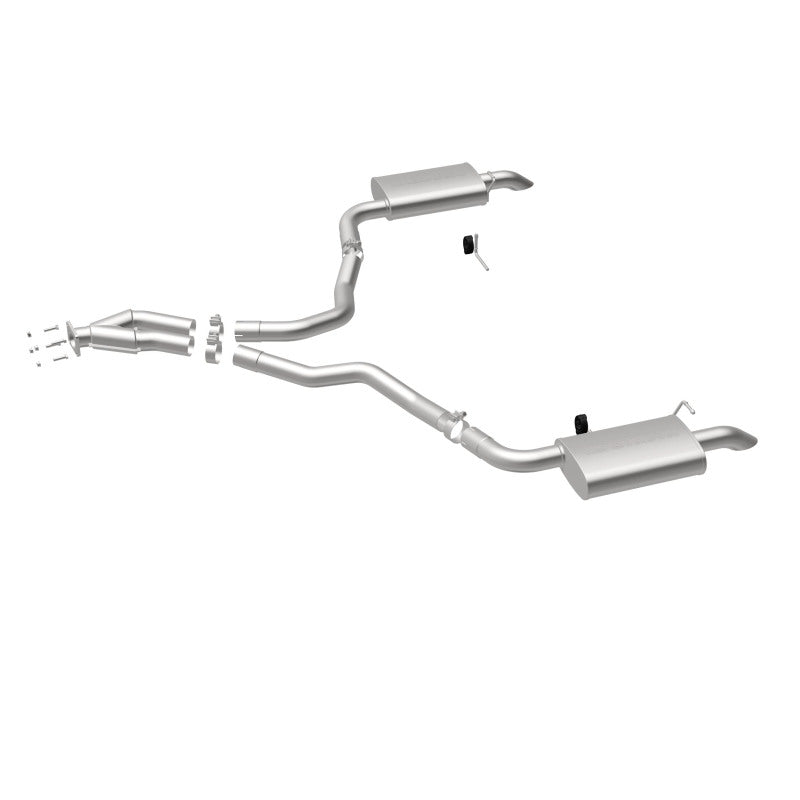 MagnaFlow 75-79 Chevy Corvette V8 5.7L Dual Split Rear Exit Stainless Cat-Back Perf Exhaust - 16710