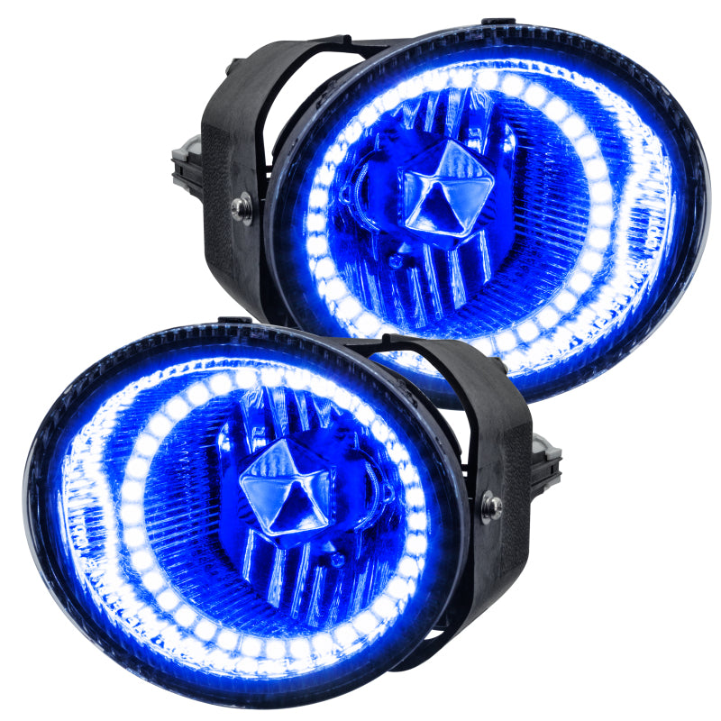 Oracle Lighting 01-02 Nissan Frontier Pre-Assembled LED Halo Fog Lights -Blue SEE WARRANTY - 8904-002