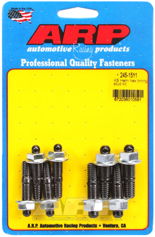 ARP KB Hemi Hex Timing Stud Kit - 245-1511