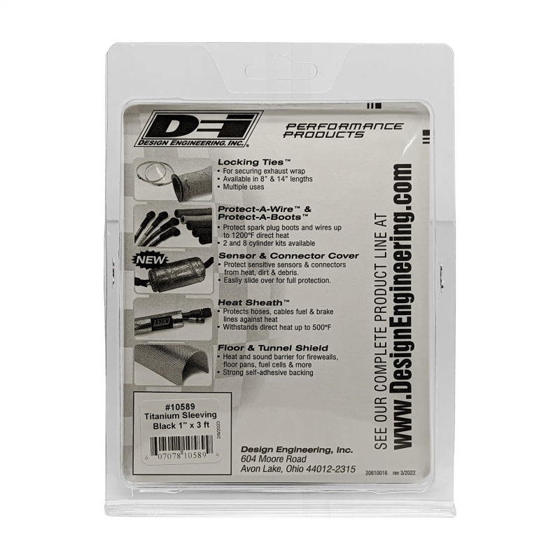 DEI Protect-A-Sleeve 1in I.D. x 36in - Black Titanium - 10589