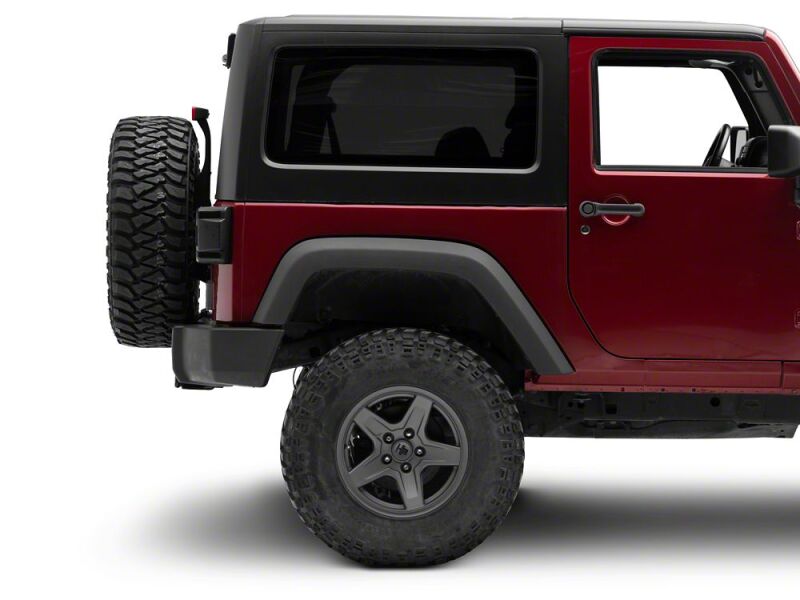Raxiom 07-18 Jeep Wrangler JK LED Tail Lights- Red Housing- Smoked Lens - J181427 - close-up view 9