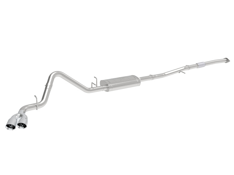 aFe Vulcan Series 3 1/2in 304 SS Cat-Back 13-19 Ford Transit V6 3.5 Twin Turbo w/ Polished Tip - 49-33112-P