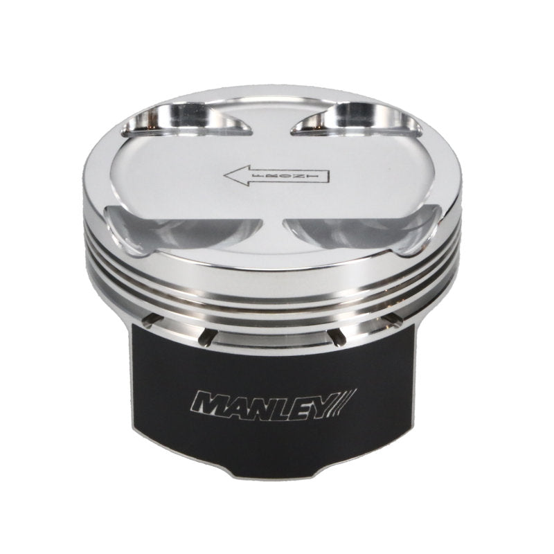 Manley 93-98 Toyota Supra Turbo (2JZGTE) 86.5mm +.5mm Oversized Bore 8.5:1 Dish Piston Set with Ring - 609005C-6