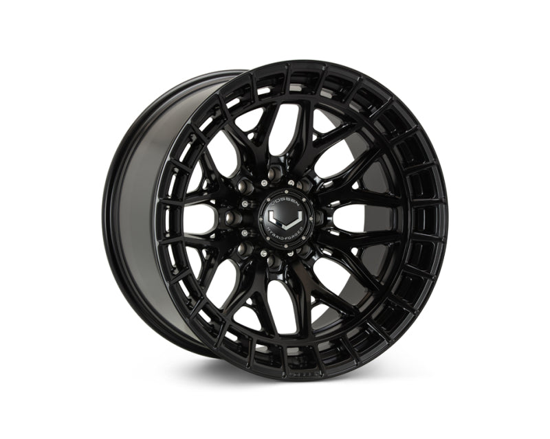 Vossen HFX-1 20x9 - 8x180 - ET0 - Deep Face - 124.3 - Satin Black Wheel - HFX1-0Z01-SB