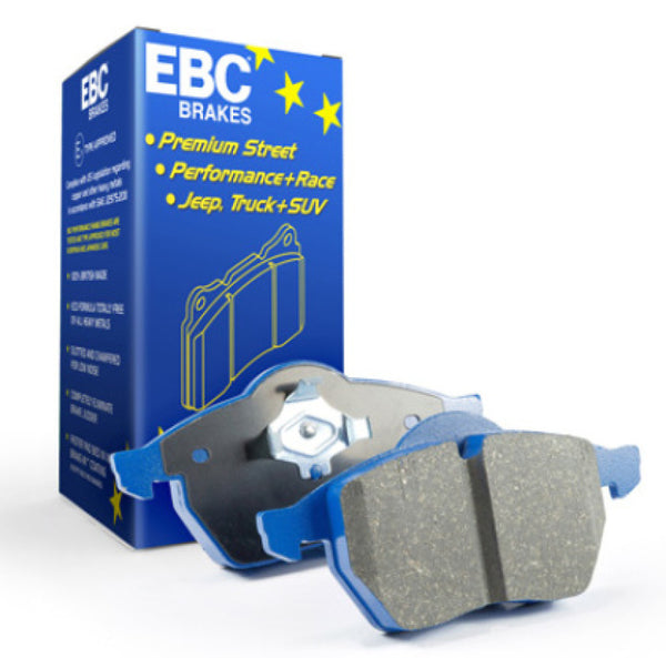 EBC 01-03 Mazda Miata MX5 1.8L Bluestuff Front Brake Pads - DP51452NDX for 2001-2005 Mazda Miata - front view