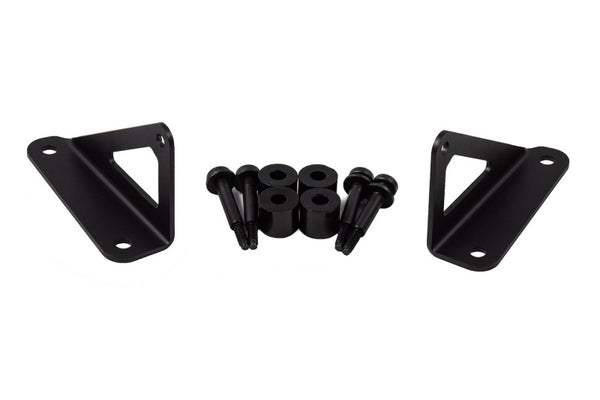 Diode Dynamics 18-21 Jeep JL Wrangler/Gladiator Hood Bracket Kit - DD6090 for 2018-2025 Jeep Wrangler - front view