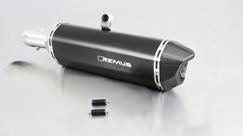 Remus 08-12 BMW F 650 GS E8GS 52 kW Black Hawk Black Slip On - 64782 085208
