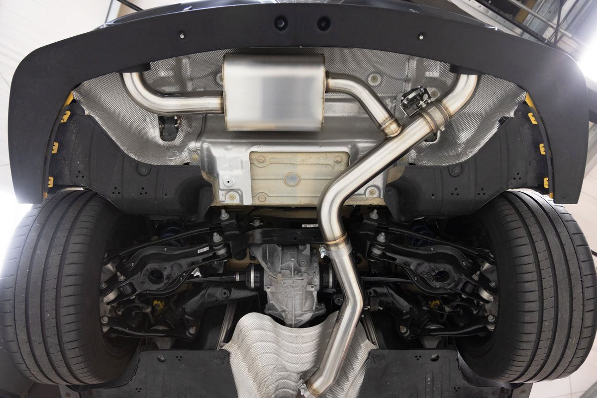 Dinan - Valved Cat-Back Exhaust - 2020-2026 Toyota GR Supra 3.0 - D660-0096-BLK