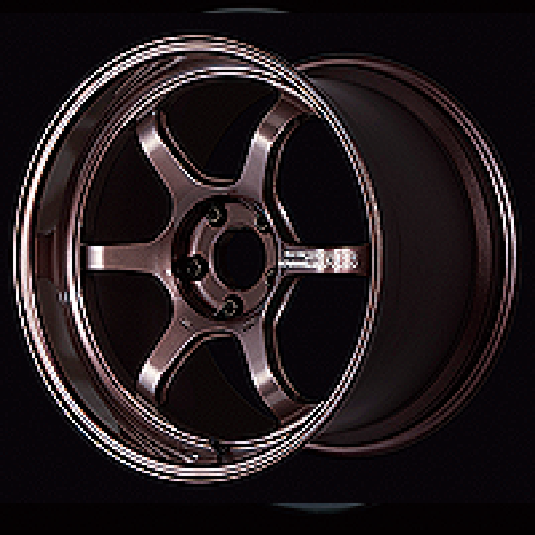 Advan R6 18x12.0 +25 5-114.3 Racing Copper Bronze Wheel - YA68O25ECB by Advan