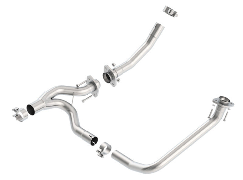 Borla 2012-2016 Jeep Wrangler JK 3.6L 2 &amp; 4 Door Y-Pipe - 60595