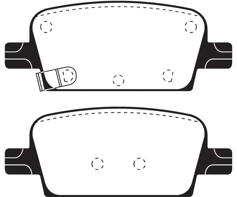 EBC 2016+ Chevrolet Malibu 1.5L Turbo (Mech PB) Ultimax2 Rear Brake Pads - UD1921