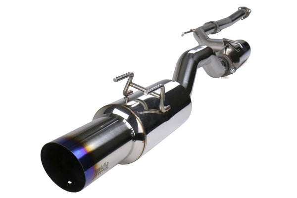 Invidia 12-15 Honda Civic Si Sedan N1 Titanium Tip Cat-Back Exhaust - HS12HC4GTT for 2012-2015 Honda Civic Si - front view