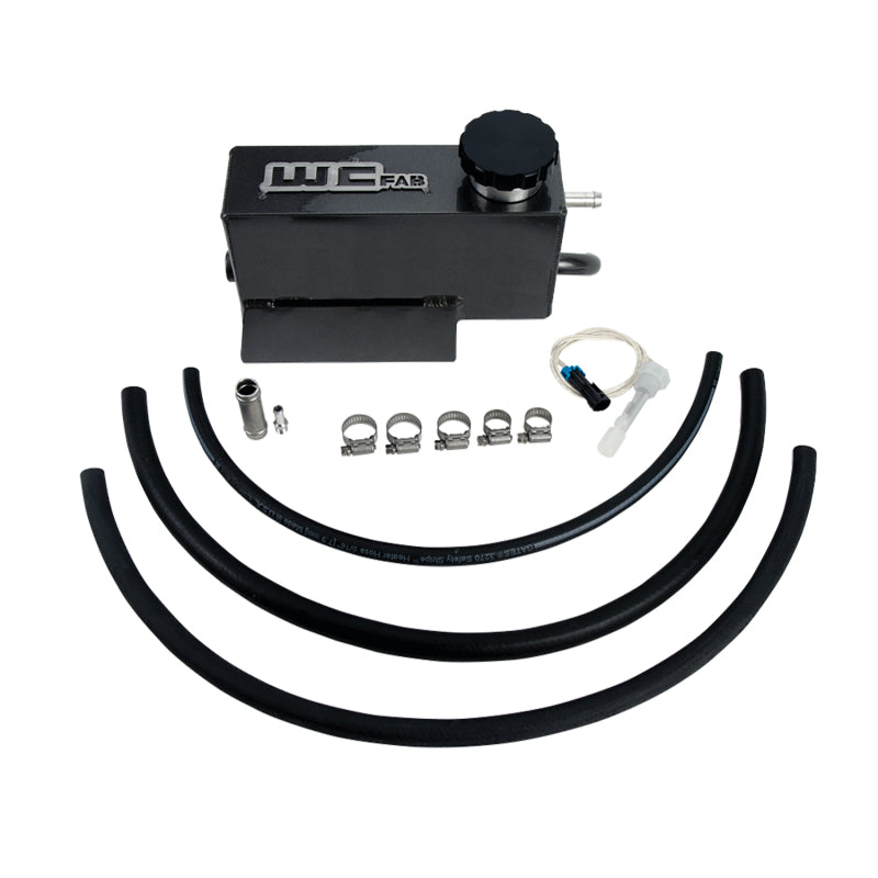 Wehrli 11-16 GM Duramax LML Twin Turbo Style Coolant Tank - RAW - WCF100644-RAW