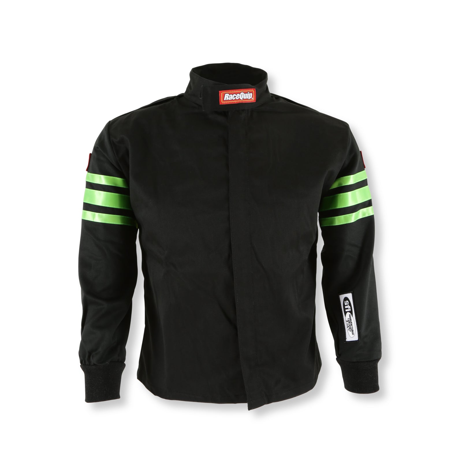 RaceQuip Green Trim SFI-1 JR. Jacket - Kids Small