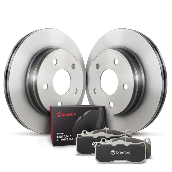 Brembo OE 16-21 Audi TT Quattro/18-19 Volkswagen Tiguan Rear Disc Brake Kit - KT00826 for 2016-2023 Audi TT