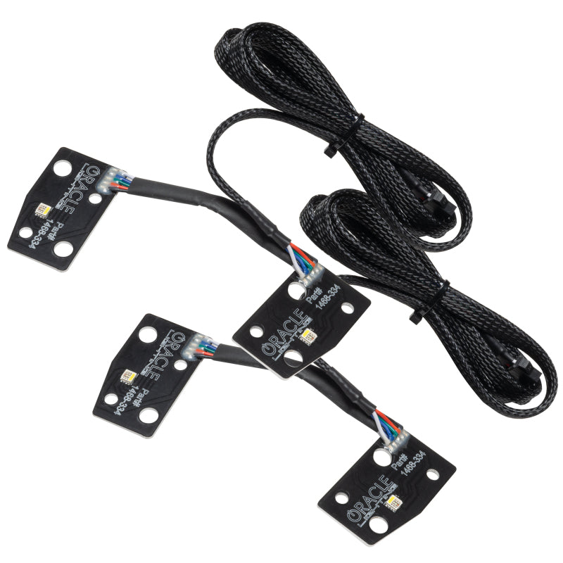 Oracle 2021 Ford Bronco DRL Upgrade w/ Halo Kit - ColorSHIFT w/ No Controller SEE WARRANTY - 1468-334