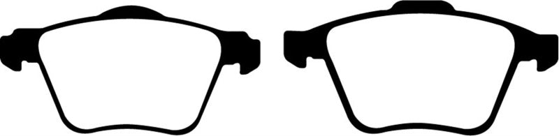 EBC 11+ Volvo S60 2.5 Turbo T5 (315mm Front Rotors) Greenstuff Front Brake Pads - DP21914