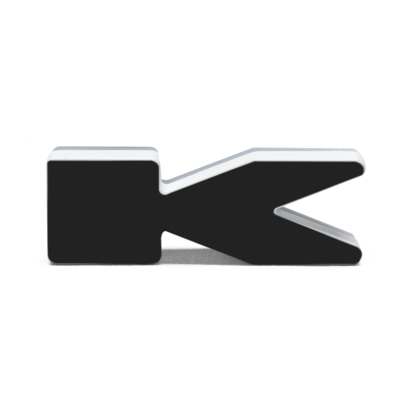 ORACLE Lighting Universal Illuminated LED Letter Badges - Matte Blk Surface Finish - K SEE WARRANTY - 3141-K-005