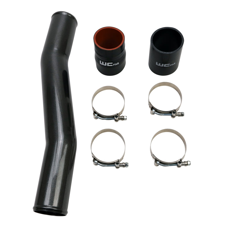Wehrli 03-07 Cummins 5.9L Passenger Side 3in Intercooler Pipe - Semi-Gloss Black - WCF100544-SGB