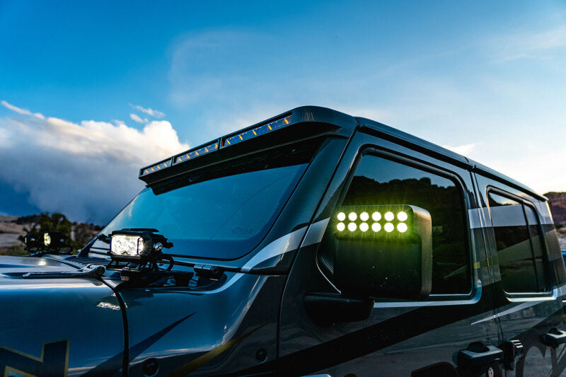 Oracle Jeep Wrangler JL/Gladiator JT Integrated Windhsiled LED Light Bar System - 5917-023