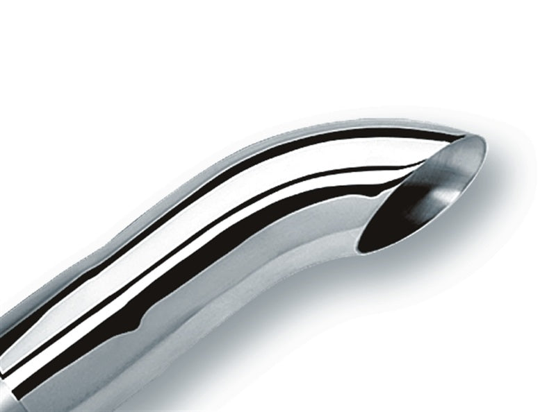Borla Universal Polished Tip Single Round Turndown/Turnout (inlet 3in. Outlet 3in) *NO Returns* - 20140