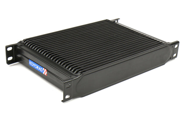 Koyo 25 Row Oil Cooler 11.25in x 7.5in x 2in (AN-10 ORB provisions) - XC251108W by Koyo - front view