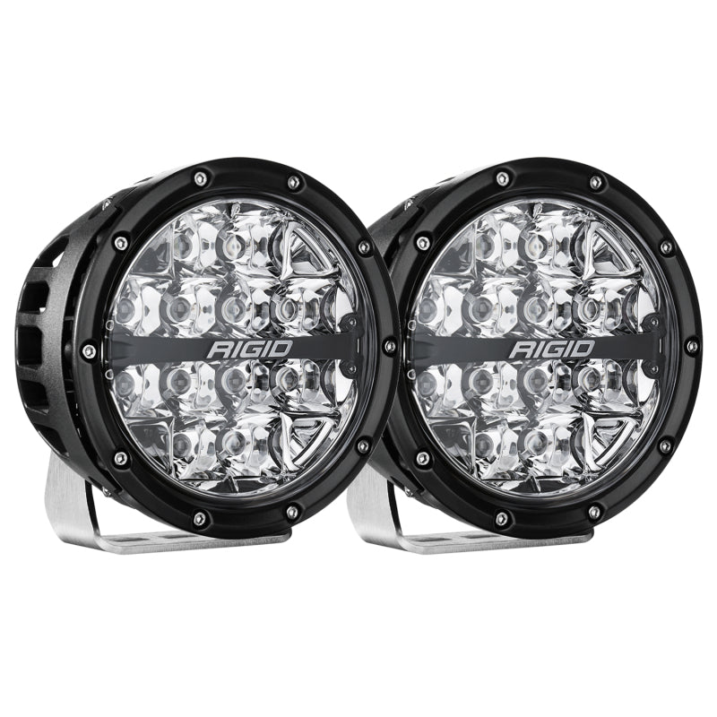 Rigid Industries 360-Series 6in LED Off-Road Spot Beam - RGBW (Pair) - 36412