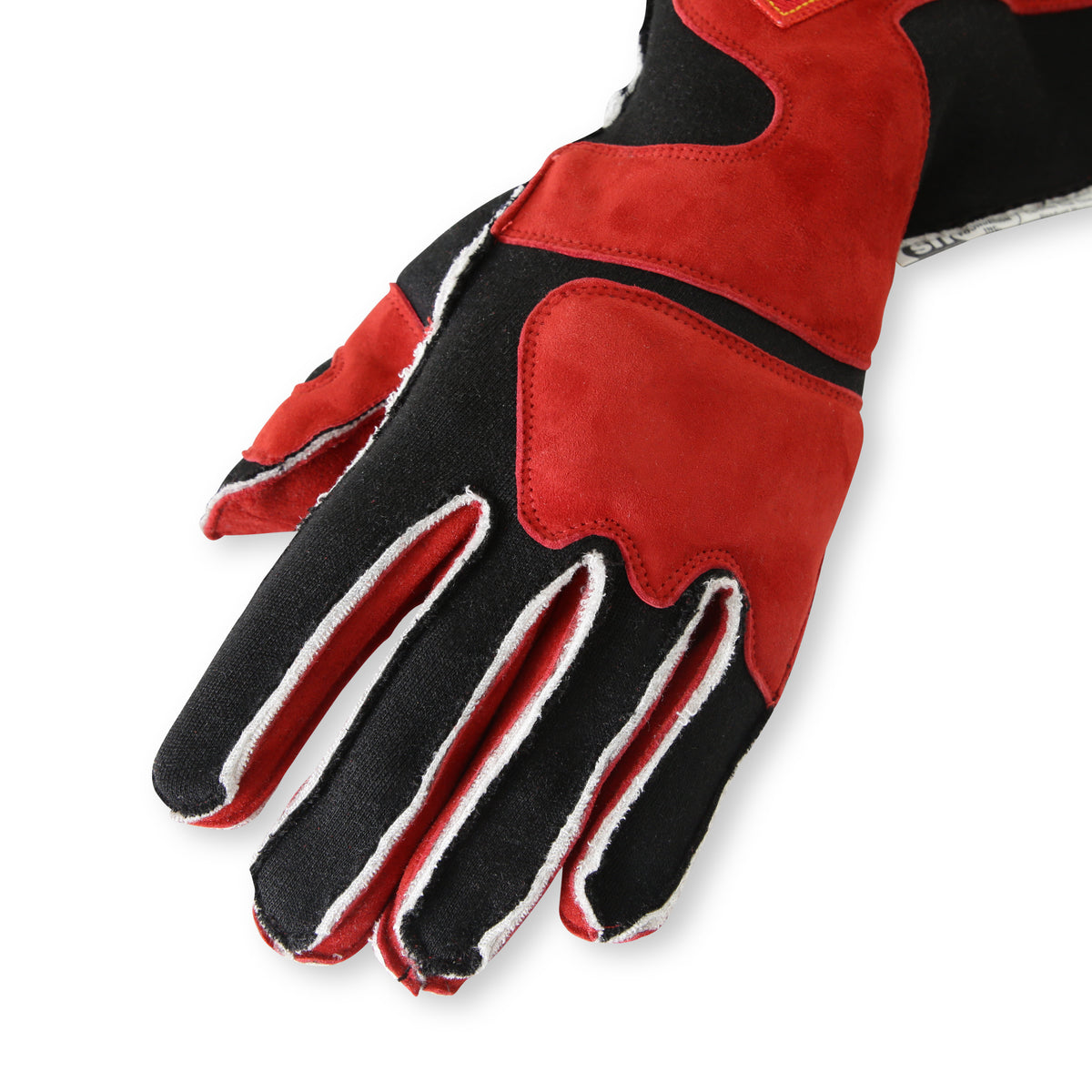 RaceQuip SFI-5 Red/Black Medium Outseam Angle Cut Glove