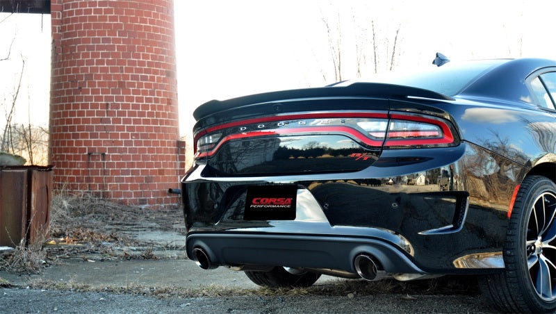 Corsa 2015-2023 Dodge Charger SRT / Scat Pack / R/T 6.4L Polished Sport Cat-Back Exhaust - 14995