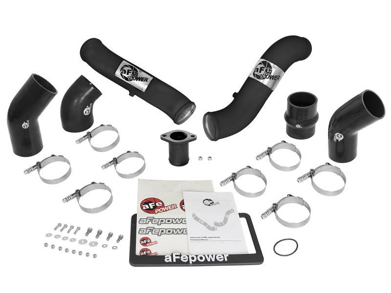 aFe BladeRunner Intercooler w/ Black Tubes 16-17 Nissan Titan XD V8 5.0L (td) - 46-20282-B
