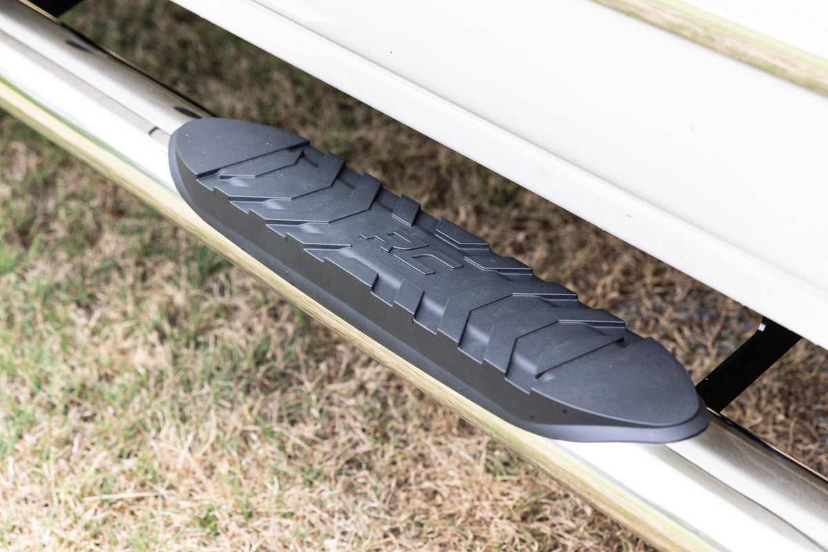 Oval Nerf Steps | Stainless | Crew Cab | DEF Tank | Chevy/GMC 1500/2500HD/3500HD (07-19 &amp; Classic)