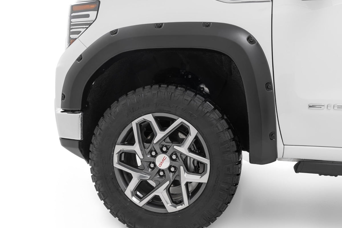 Rough Country - Pocket Fender Flares - G42 Coastal Dune - GMC Sierra 1500 2WD/4WD (2019-2026) - F-C11950A-G42