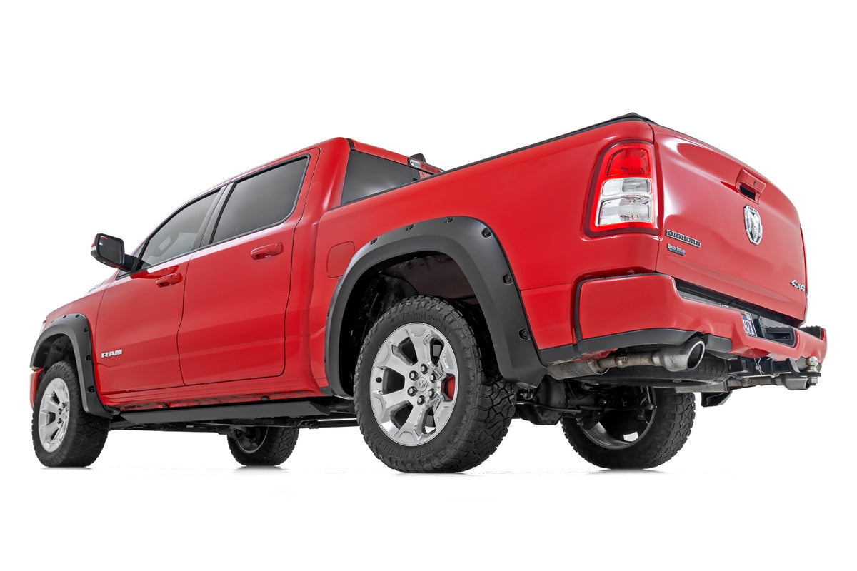Rough Country - Pocket Fender Flares - PAR Maximum Steel - Ram 1500 2WD/4WD (2019-2024) - F-D10914A-PAR by Rough Country - an