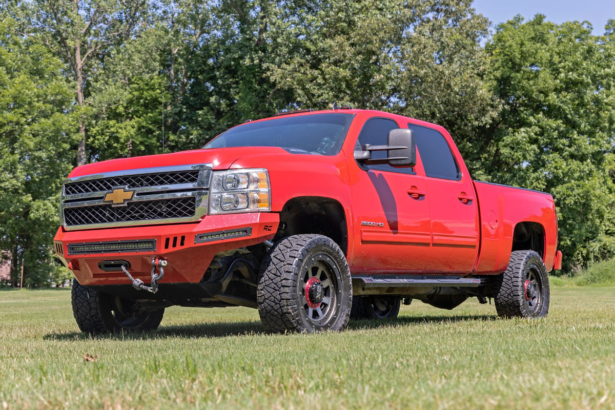 Rough Country - 3.5 Inch Lift Kit - Knuckle - Vertex - Chevy/GMC 2500HD/3500HD (11-19) - 95750RED by Rough Country - installe