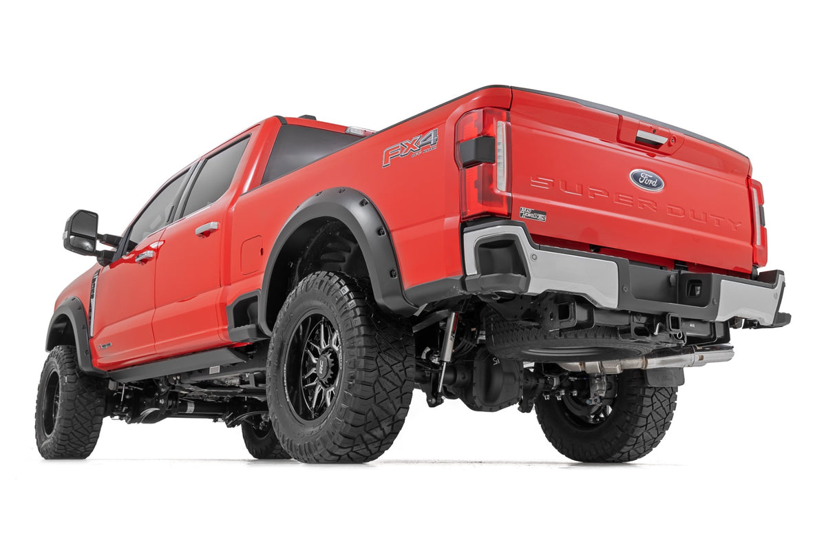 Rough Country - Pocket Fender Flares - YZ Oxford White - Ford F-250/F-350 Super Duty (23-25) - F-F20231-YZ by Rough Country -