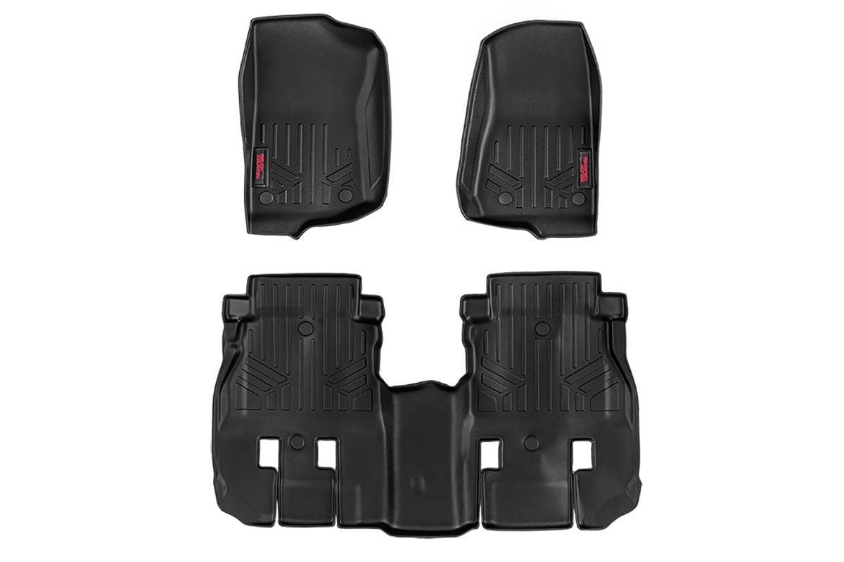 Floor Mats | FR &amp; RR | 4 Door | Jeep Wrangler Unlimited 4WD (2018-2024)
