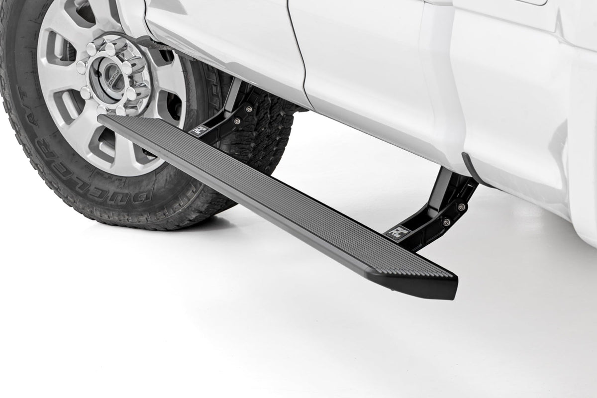 Rough Country - Power Running Boards - HT-Series - Super Cab - Ford F-150/Lightning/F-250/F-350/Raptor (15-26) - ESR71525