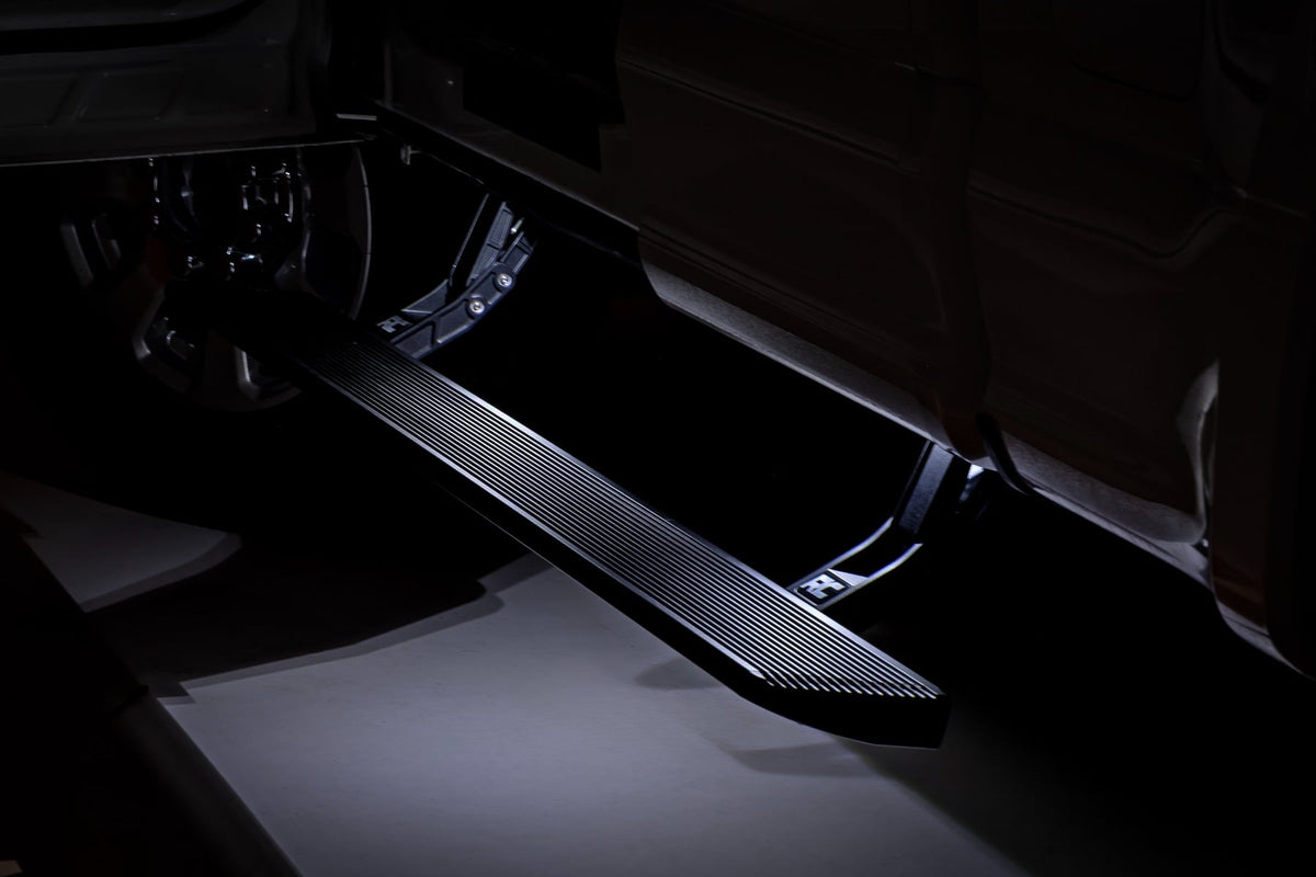 Rough Country - Power Running Boards - HT-Series - Super Cab - Ford F-150/Lightning/F-250/F-350/Raptor (15-26) - ESR71525