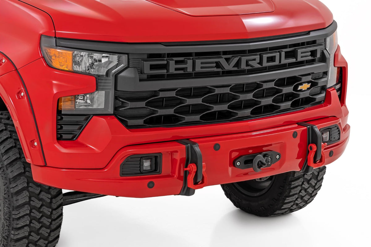 Rough Country - Front FXS Bumper - 12000S - G7C Red Hot - Chevy Silverado 1500 2WD/4WD (23-26) - 13007-G7C