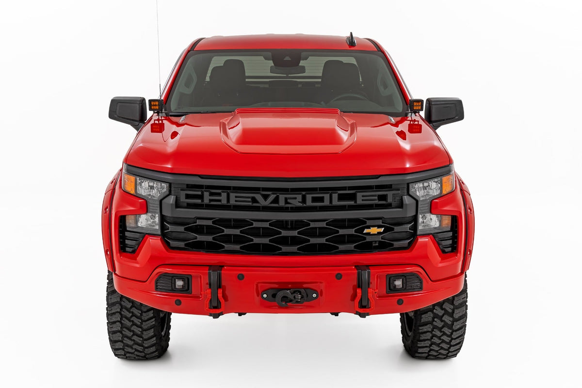 Rough Country - Front FXS Bumper - 12000S - G7C Red Hot - Chevy Silverado 1500 2WD/4WD (23-26) - 13007-G7C