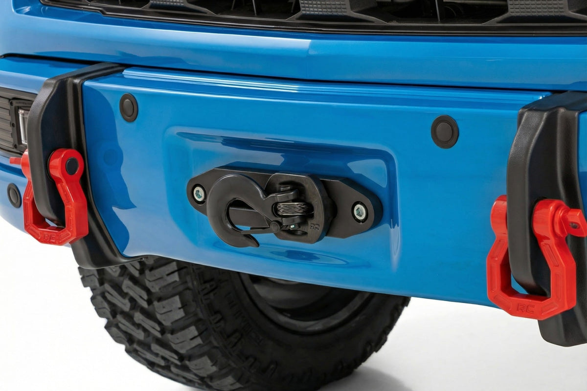 Rough Country - Front FXS Bumper - 12000S - GLT Glacier Blue - Chevy Silverado 1500 (23-26) - 13007-GLT