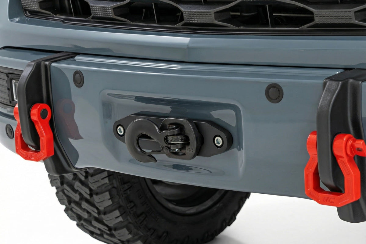 Rough Country - Front FXS Bumper - 12000S - GNO Slate Gray - Chevy Silverado 1500 (23-26) - 13007-GNO