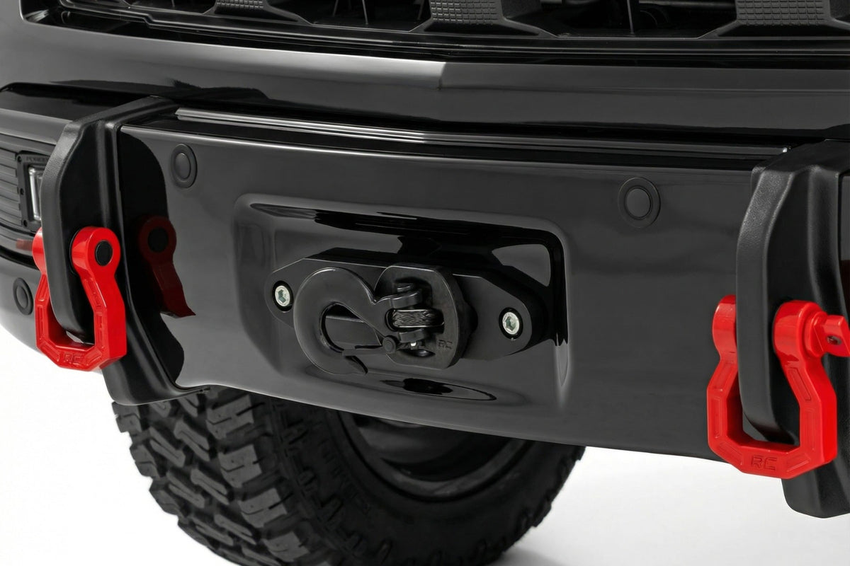 Rough Country - Front FXS Bumper - 12000S - GBA Black - Chevy Silverado 1500 2WD/4WD (23-26) - 13007-GBA