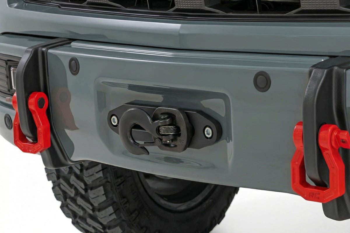 Rough Country - Front FXS Bumper - 12000S - GBD Cypress Gray - Chevy Silverado 1500 (23-26) - 13007-GBD