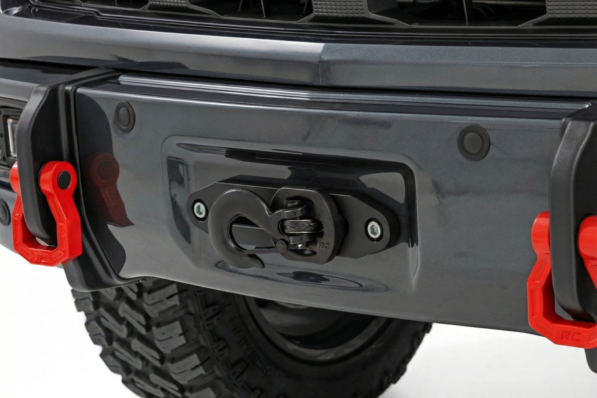Rough Country - Front FXS Bumper - 12000S - G6M Dark Ash - Chevy Silverado 1500 (23-26) - 13007-G6M