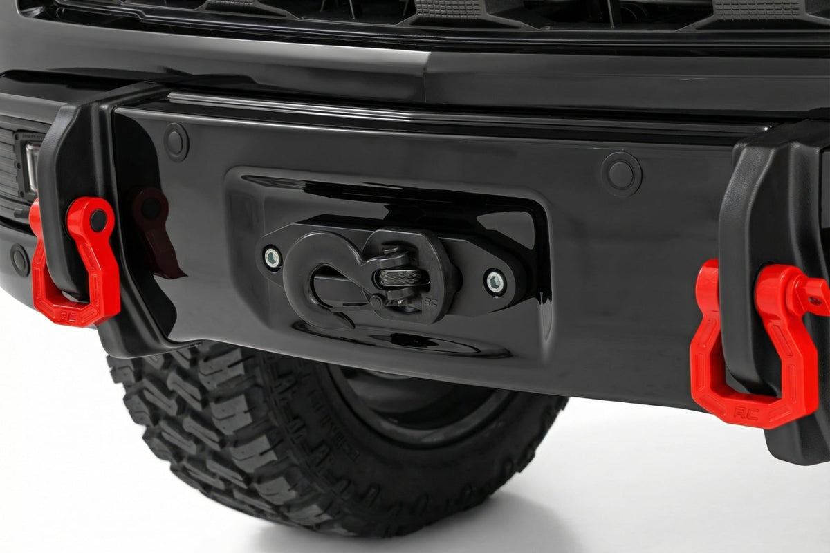Rough Country - Front FXS Bumper - 12000S - GB8 Mosaic Black - Chevy Silverado 1500 (23-26) - 13007-GB8