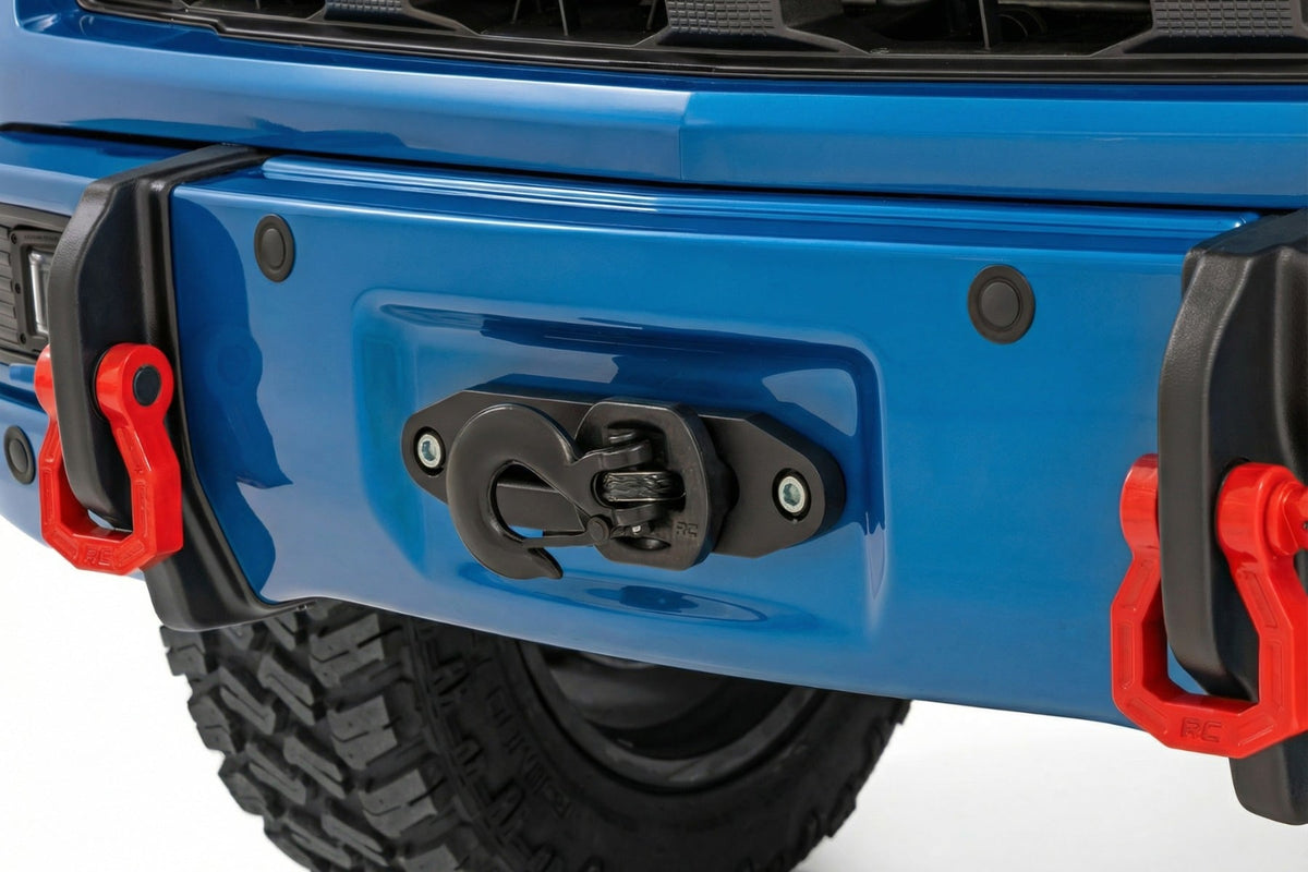 Rough Country - Front FXS Bumper - 12000S - GA0 North Sky Blue - Chevy Silverado 1500 (23-26) - 13007-GA0