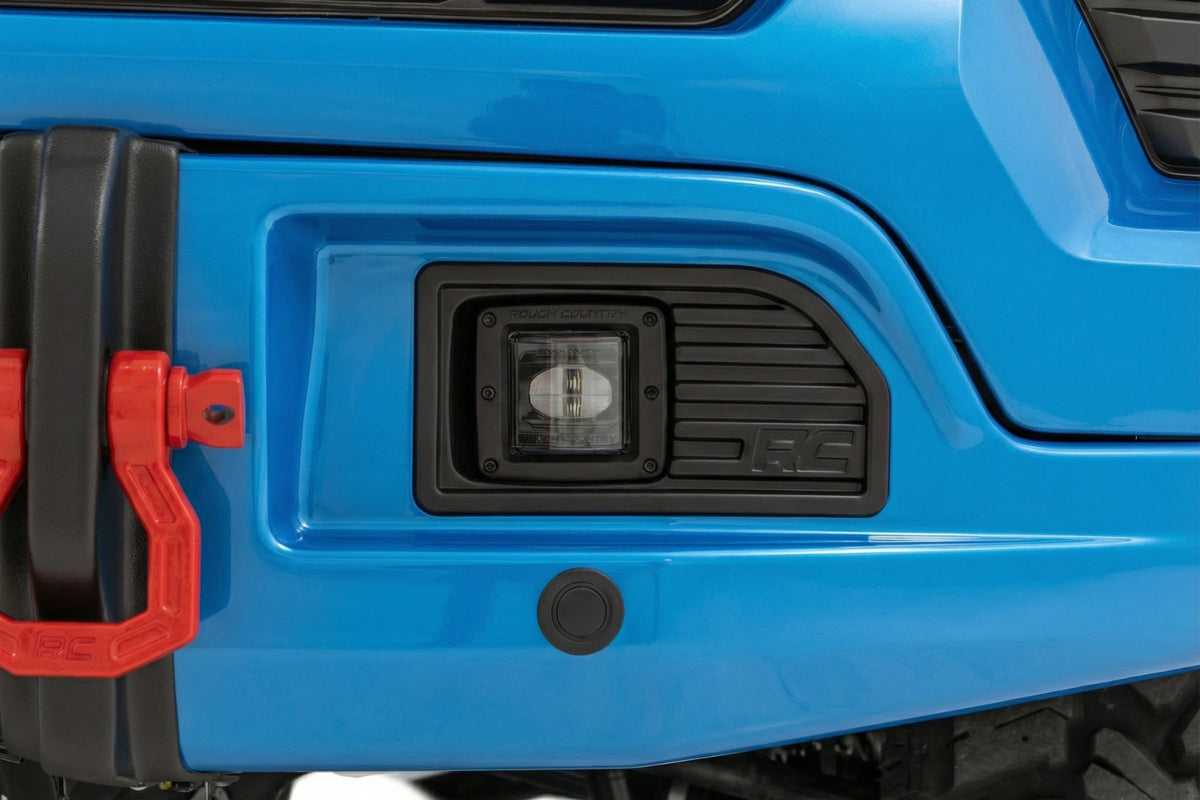 Rough Country - Front FXS Bumper - 12000S - GLT Glacier Blue - Chevy Silverado 1500 (23-26) - 13007-GLT