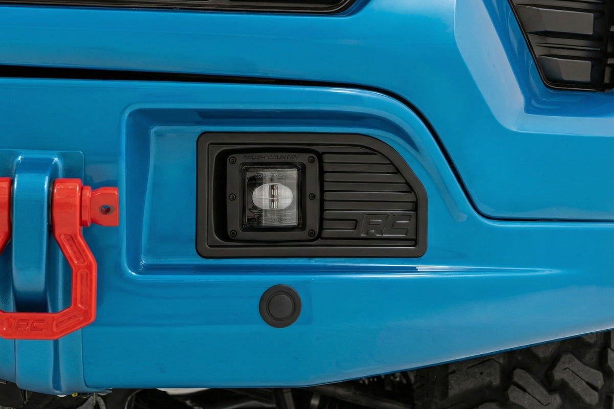Rough Country - Front FXS Bumper - 12000S - GXP Lakeshore Blue - Chevy Silverado 1500 (23-26) - 13007-GXP