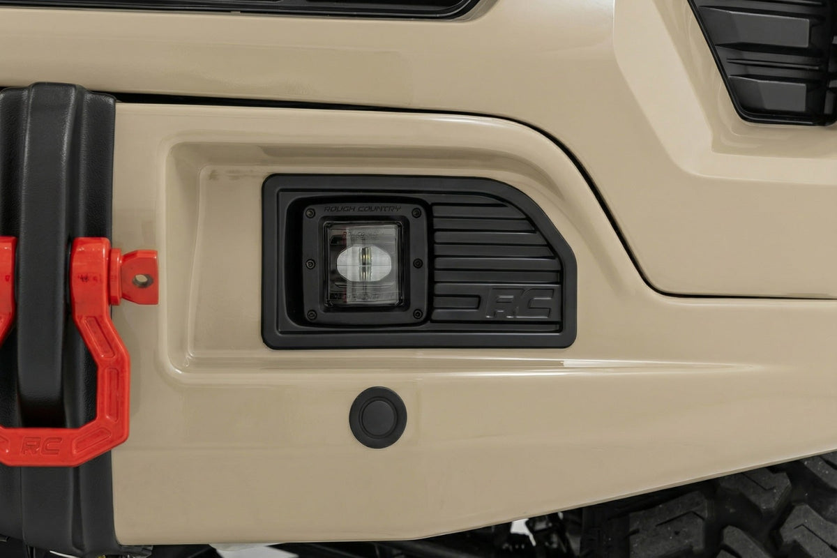 Rough Country - Front FXS Bumper - 12000S - GTL Sand Dune - Chevy Silverado 1500 (23-26) - 13007-GTL